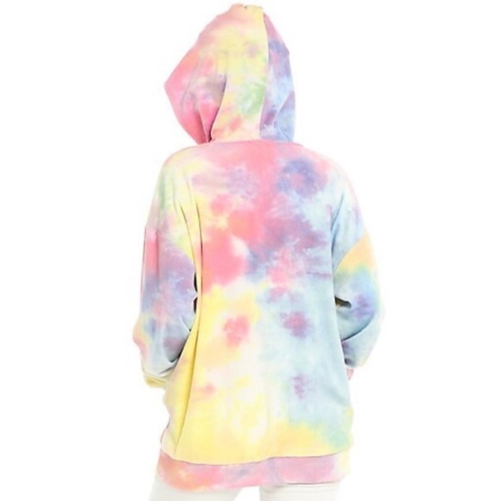 hot topic pastel tie dye hoodie
